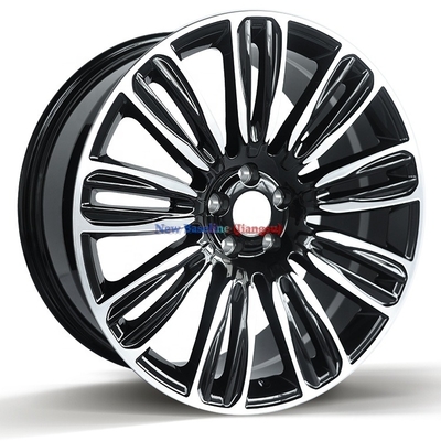 ALLOY UU Factory Matt Black Alloy Full Painting 5X108 5X112 5X120 16 Inch 17 18 19 20 21 22 23 24 Forged 17 Wheels